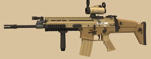 Скелед battlegrounds FN Scar-L MK16 Штурмовая винтовка 3d бумажная модель игры Косплей оружие инструменты diy модель игрушки украшения