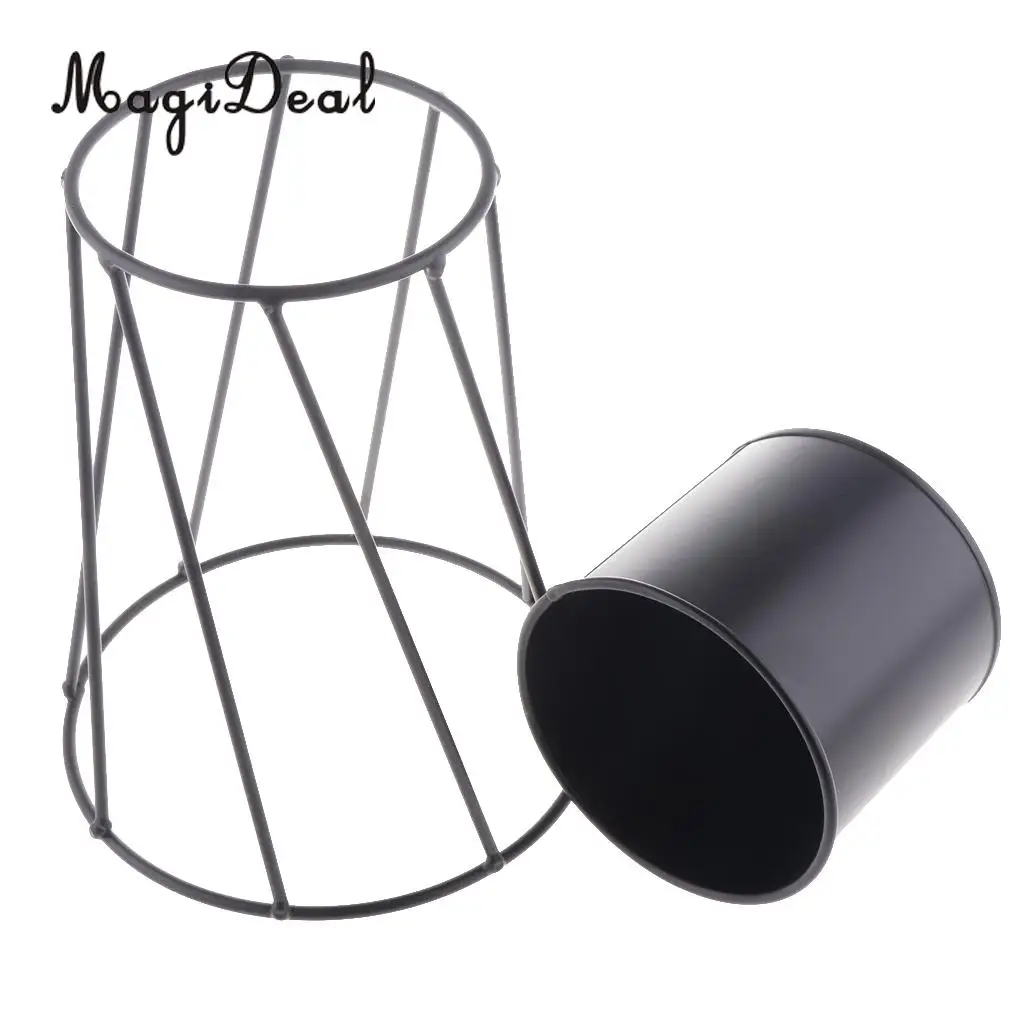 Nordic Iron Art Flower Vases Minimalism Design Flowerpot Tabletop Flower Pot Home Vases Home Office Decor