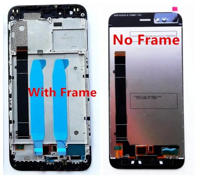 Для Xiaomi Mi A1/5X ЖК дисплей сенсорный экран в сборе с рамкой для 5X Замена A1