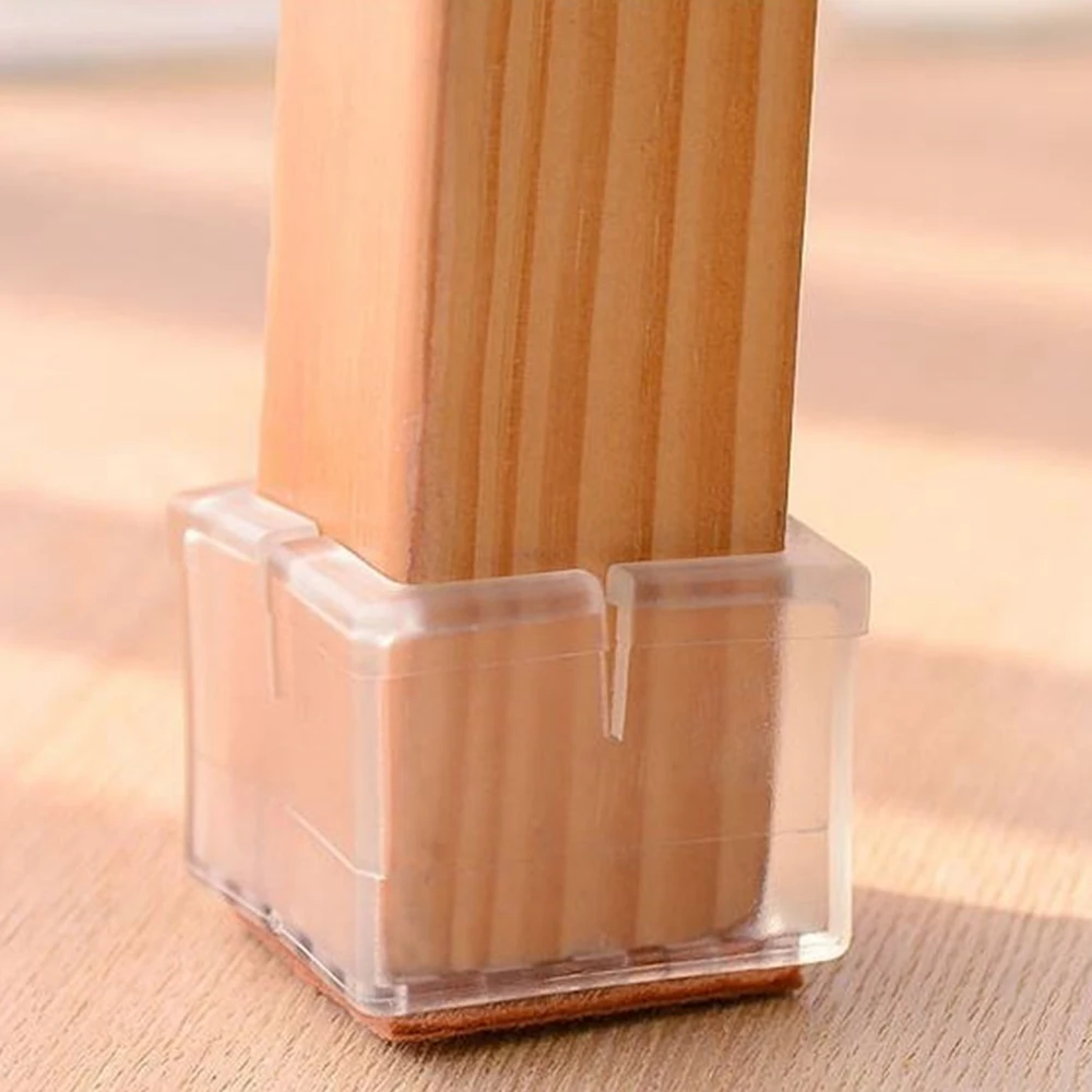 

1pcs Plastic Furniture Table Chair Cabinet Leg Foot Feet Mat Pad Protector Base Cap Cover Antiskid Floor Protection Silencer