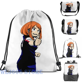 

Funny graphic print shoulder Bags women URARAKA Single shoulder backpack travel for men Gym Bag