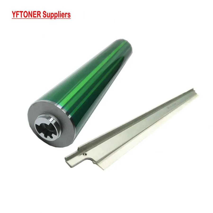 

YFTONER Green Drum + Blade for Konica Minolta bizhub C6500 C6501 C6000 C7000 C5500 C5501 DU-102 Photo Copy Toner Cartridge