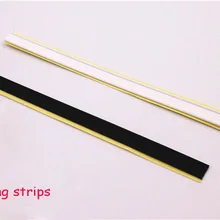 10 шт./лот Кофе сумка уплотнительной ленты уплотнения бар с Черный и белый цвет, Кофе специальные резиновые Уплотнительные ленты, 6 см длина клей