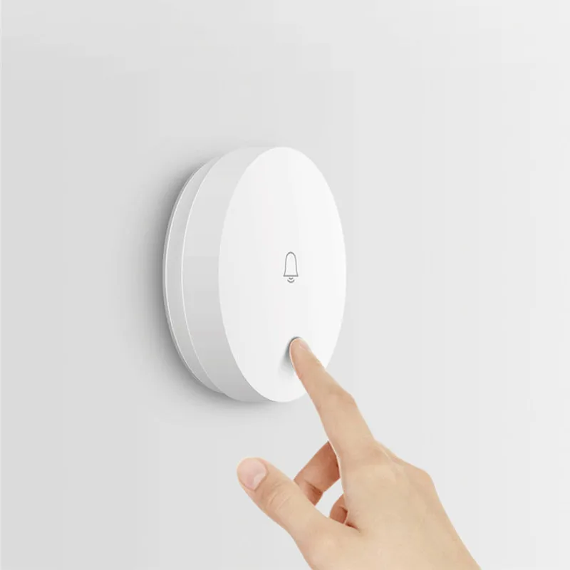 

WIFI Self-power-generating Wireless Doorbell Work with Mijia APP Smart Control Memory Function Clocks AC 110-240V