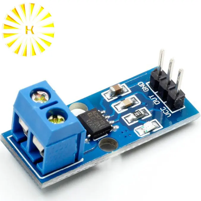 Модуль датчика тока Холла ACS712 модуль для arduino 20A соединитель 1 шт. | Обустройство
