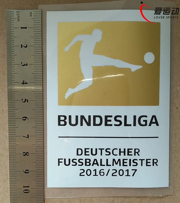 17/18 BUNDESLIGA Чемпион патч+ спонсор BUNDESLIGA- Чемпион патч DEUTSCHER fussballimeister /+ левый патч