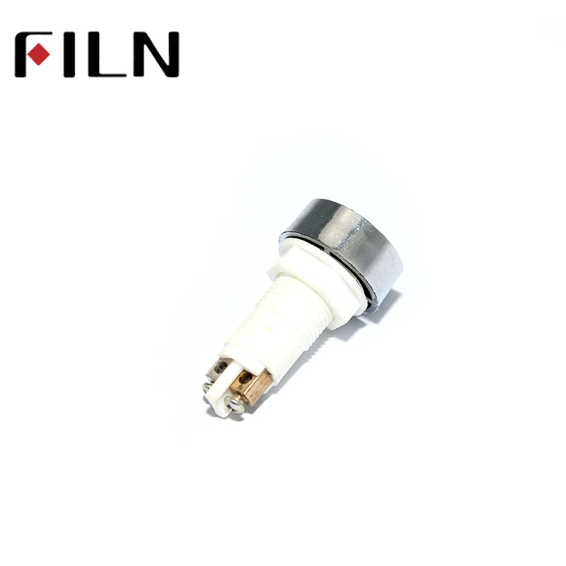 10mm Red Amber Green Plastic 220v indicator light neon bulbs (4)