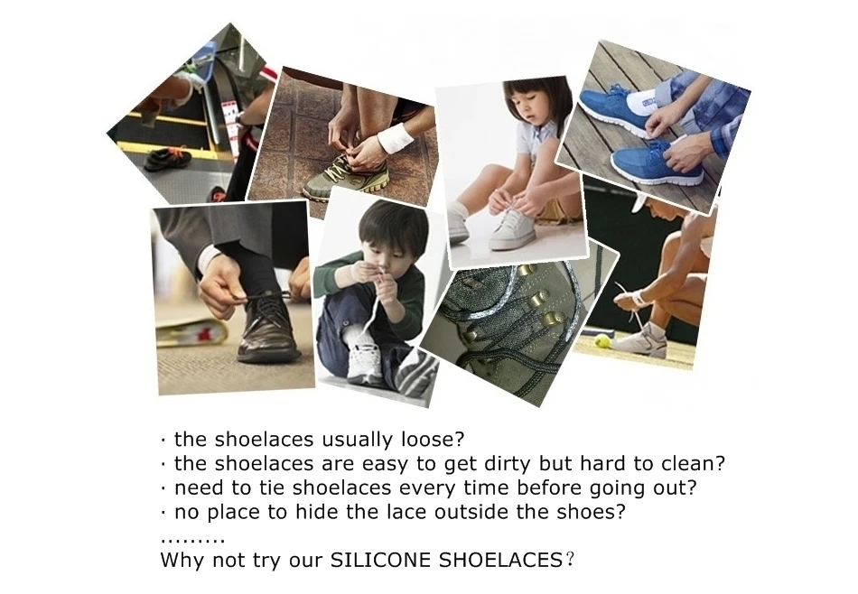 16 шт./лот новые оригинальные шнурки эластичные силиконовые шнурки для обуви творческих шнурки не завязывать шнурки