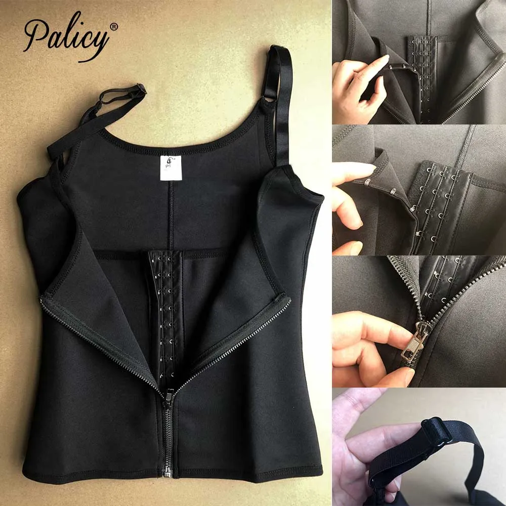 Palicy Women Shapers Neoprene Body Shaper Slimming Waist Trainer Corset for Weight Loss Sauna Hot Sweat Trimmer Vest Shape Wear