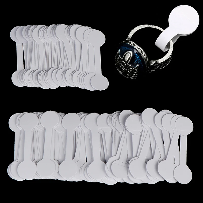 

50pcs/100pcs Price Label Tags with Hanging String for Jewelry / Stationery / Shoes / Clothing (White)