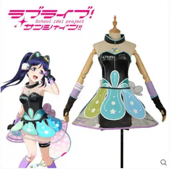 

Hot Anime LoveLive!Sunshine! COSPLAY COS Matsuura kanan COS Halloween Party sweet and cute Lolita Game style Costumes