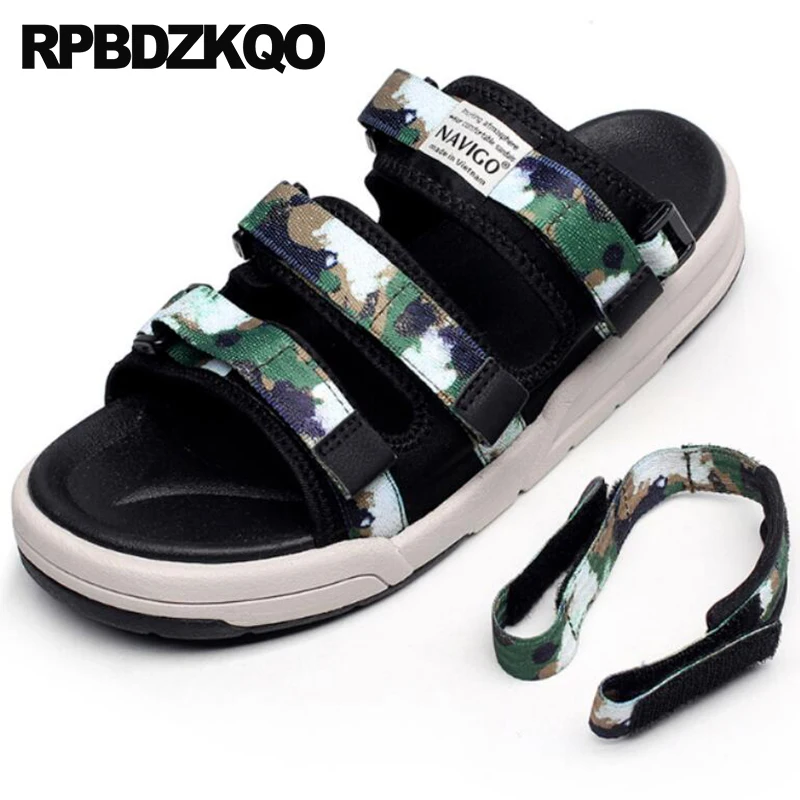

Size 45 Platform Japanese Big Sneakers Runway Large Slides Designer Roman 2018 Shoes Men Gladiator Sandals Summer Sport Slippers