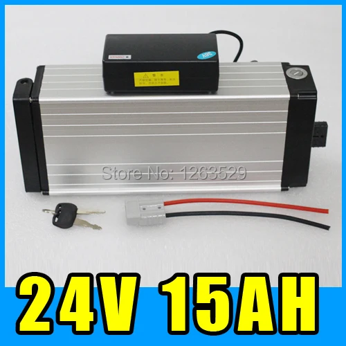 24V 15AH Aluminum Rear rack Lithium battery electric bicycle Scooter Power battery 250W 350W 2415-001 24V 15AH Aluminum Rear rack Lithium battery electric bicycle Scooter Power battery 250W 350W 2415-001