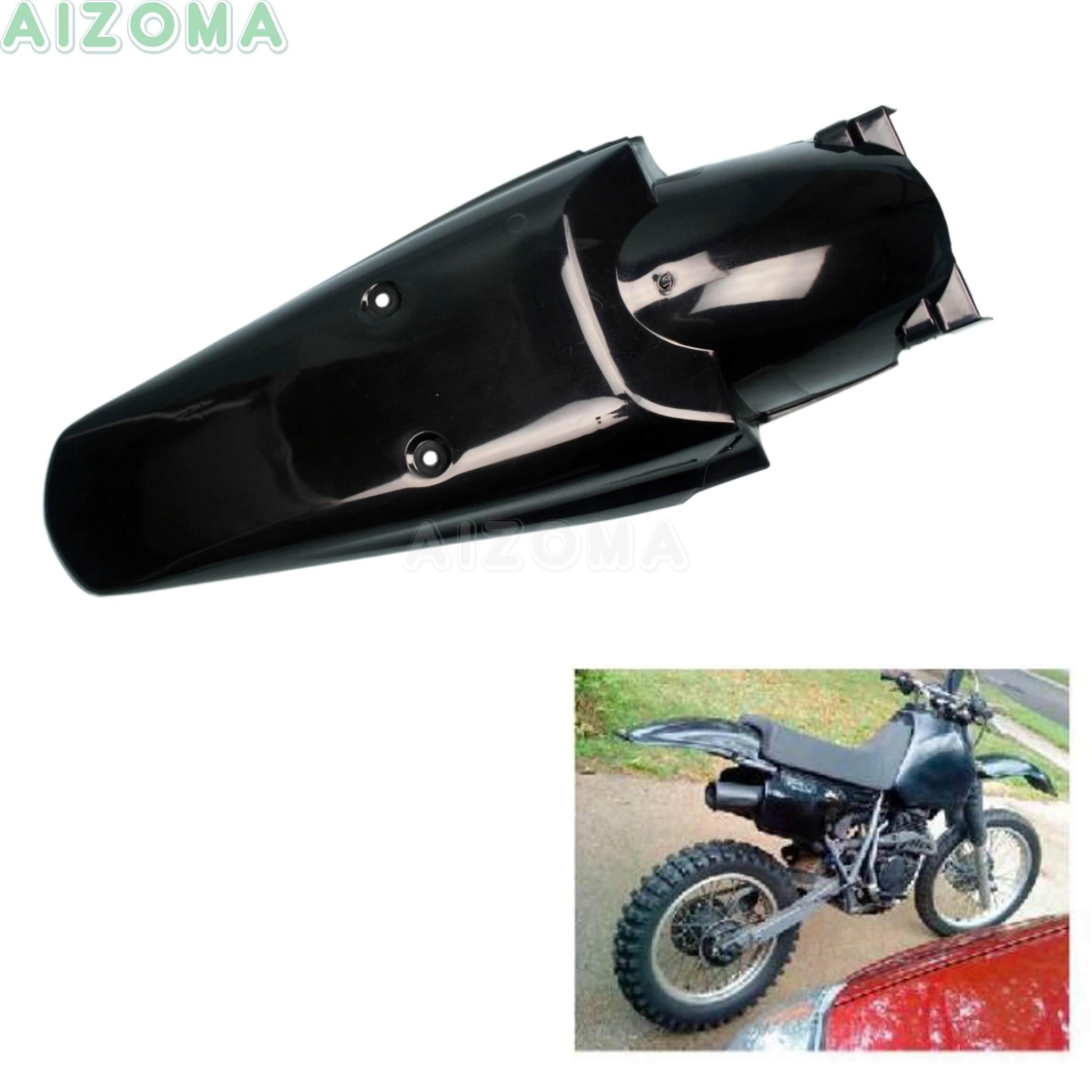 Универсальные Задние крылья для внедорожников Honda Yamaha Kawasaki Suzuki Supermoto грязевая