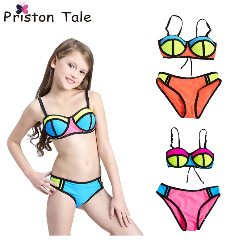 2017 New Children Swimwear Baby Kids Cute Bikinis Set Girls Swimsuit