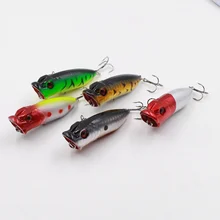 1PCS Artificial Hard Minnow Crank lures Colorful big mouth fishing bait with 3D Eyes Wobbler Swim fish Tackle tools accessory