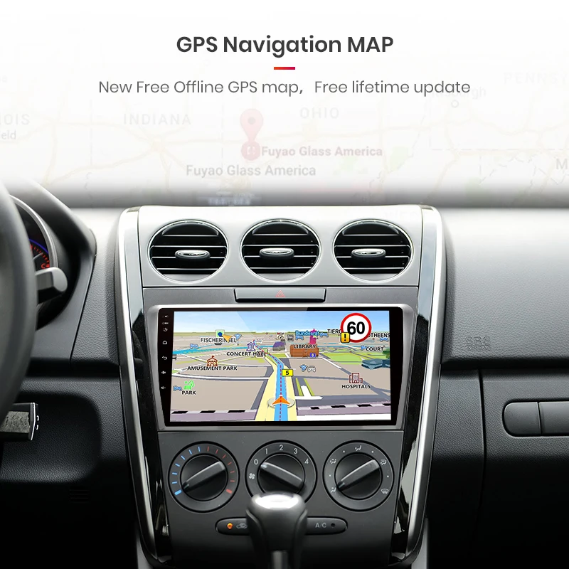 Discount Junsun V1 pro 4G+64G CarPlay Android 9.0 DSP For Mazda Cx-7 cx7 2008-2015 Car Radio Multimedia Video Player Navi GPS 2 din dvd 4