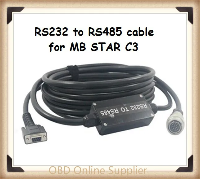 Prix pour 2016 Haute Qualité RS485 Câble pour MB Star C3 RS232 à RS485 Câble avec Cooper matériel livraison gratuite Prix pour 2016 Haute Qualité RS485 Câble pour MB Star C3 RS232 à RS485 Câble avec Cooper matériel livraison gratuite