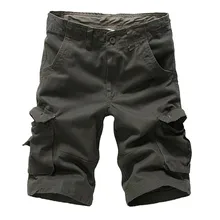Womail, летние короткие штаны, модные мужские однотонные комбинезоны с пуговицами и карманами, повседневные шорты-карго, Прямая поставка Apr3