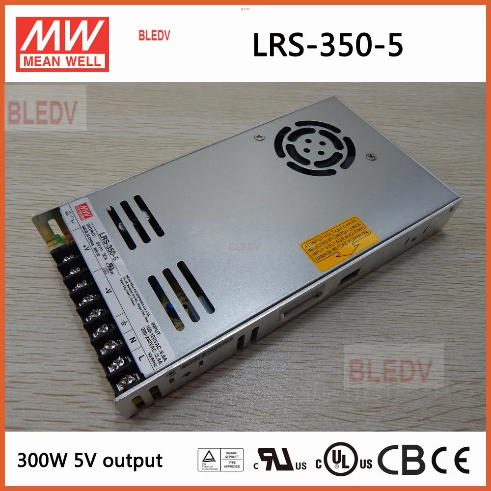 

Mean Well LRS-350-5 300W 5V 60A output Meanwell Switch mode LED power supply