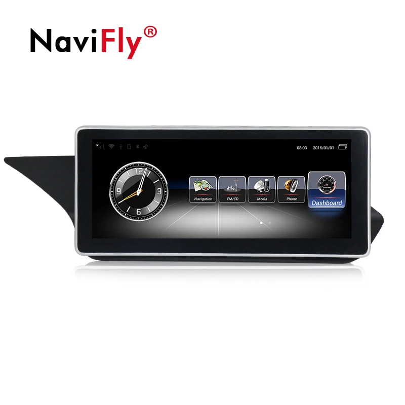 Sale NaviFly Android7.1 Car Multimedia player for Benz E Class W212 2009-2015 with car dvr support orginal car information 1