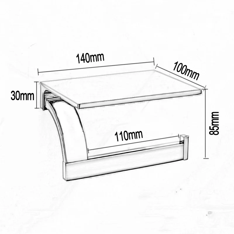 paper holder size