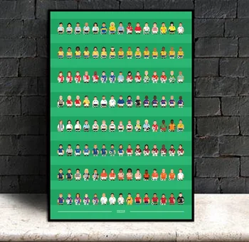 

Soccer Legends Poster And Prints Painting Art Wall Pictures For Living Room Home Decor