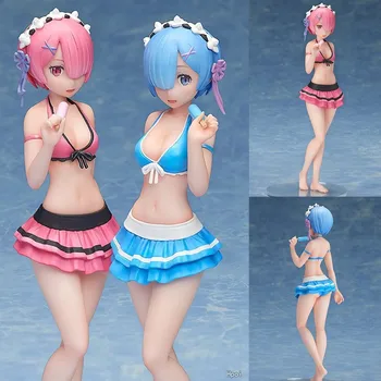 

Re:Life in a Different World from Zero Ram Rem Ram Swimwear Ice Cream Anime Model Toys Hobbies Action Figures