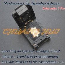 Detect FBGA107-0.8 NAND test socket FBGA107 BGA107 socket Pitch=0.8mm
