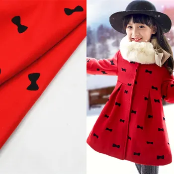 

Janeyu Korean Edition Chao New Kids Autumn And Winter Delicate Embroidered Butterfly Fabric 50x150cm