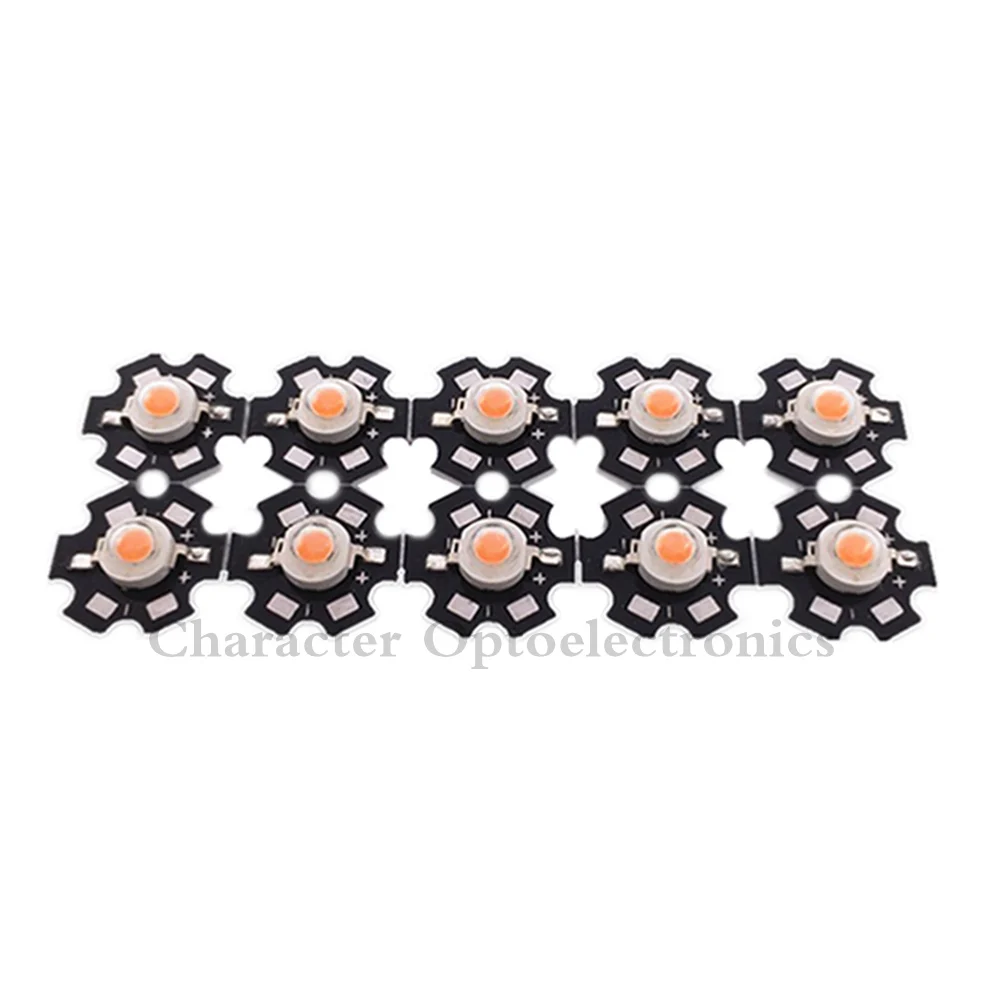 

50pcs/lot 1w 3w 5w full spectrum led grow light chip , best bridgelux led grow chip for indoor plant gro with PCB or not pcb