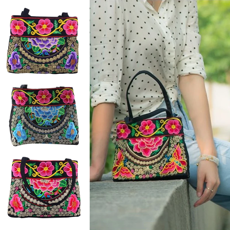 Buy Womens Embroidery Handbag Ethnic Tote Handbag