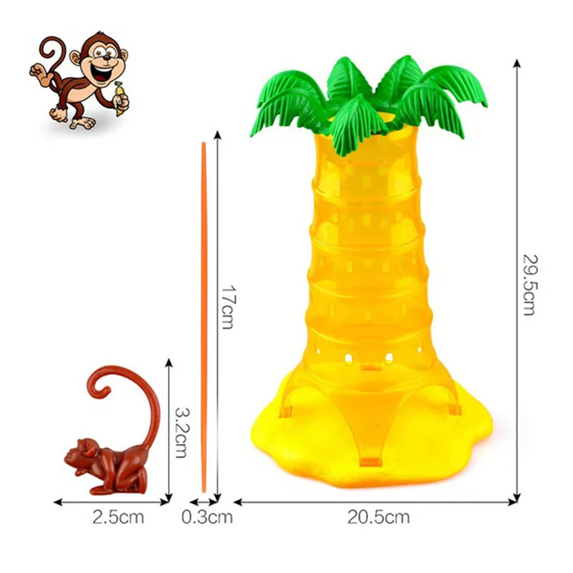 

Funny Dump Monkey Falling Tumbling Monkeys Pick Up Stick Party & Family Board Game Parent-child Interaction Game Kids Toys P5