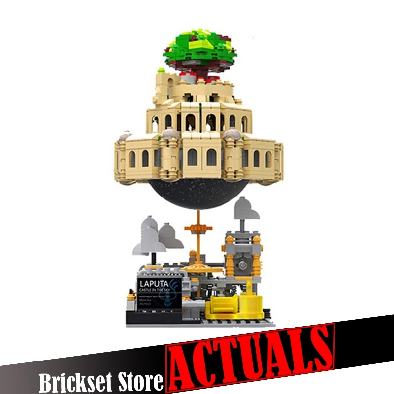 

XingBao The Castle in The Sky Genuine MOC with Music box Series 05001 1179Pcs Set DIY Building Blocks Bricks Model Children Gift