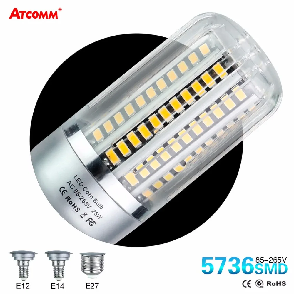 Светодиодная лампа Кукуруза E27 E12 E14 85 265 в 5 Вт 10 15 20 25 SMD 5736|led e27|led e27 cornsmd 5736 |