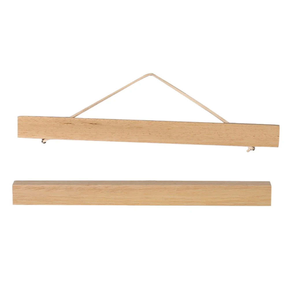 MagiDeal Magnet Ramin Wooden Picture Frame DIY Poster Painting Hanger 30cm for painting poster photo or other wall arts