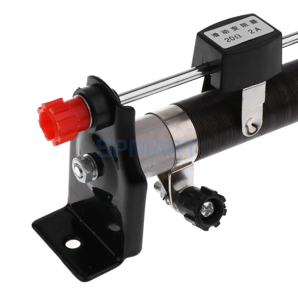  Scientific Laboratory 20 Ohms 2 Amps Slide Rheostat Physical Electrical Experiment Equipment