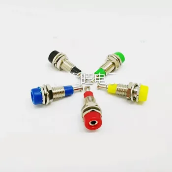 

Smonisia 50pcs/lot Copper 2mm Banana Speaker Plug Mini Power Terminal Socket Amplifier Audio Instrument Model Plug
