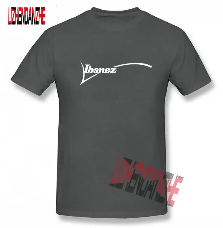 

Summer New Ibanez T Shirt Men Cotton O-neck Short Sleeve T-Shirts Ibanez Guitar Logo Mans Tshirts Tee NEW