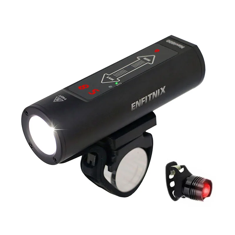 Sale Usb Bicycle Light Smart Touch Bike Front Light 5 mode with LG 3350mAh battery MTB Cycling Handlebar Lamp Accessories Bracket 0