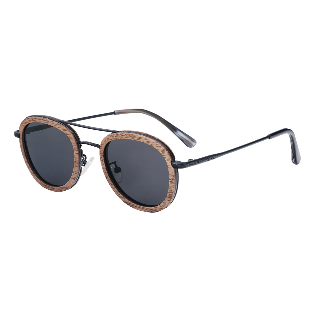 Black Lense Fashion Lense brown Lense Handmade Uv400 Lense Marke Sonnenbrille Buche walnut Polarisierte Männer ebony Objektiv Holz Berwer Blue Frauen Blau Für 6Fa4pvvn
