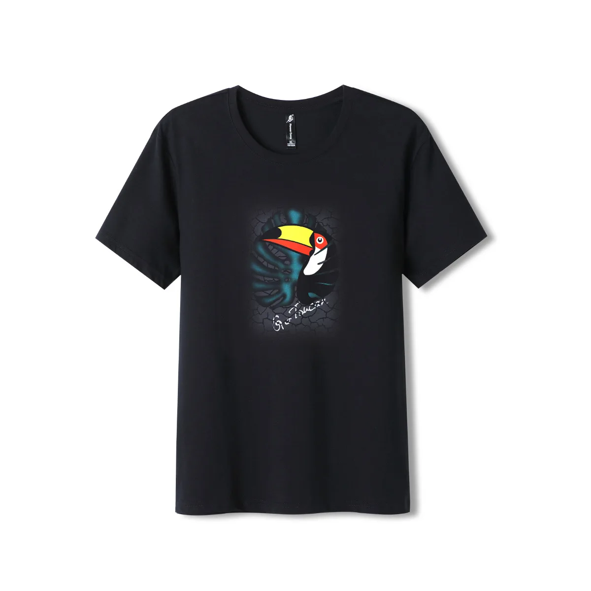 

2019 T-Shirt Men's Slim Personality Animal Print Half Sleeve Off the north white face STONE LAND Guccy Suprem championS tommIS