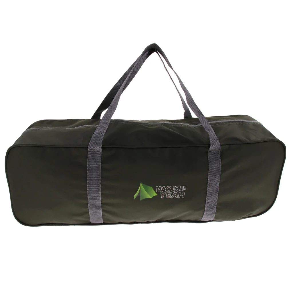 2Pcs Waterproof   Oxford Cloth Outdoor Travel Duffel Bag Camping Equipment Zipper Storage Bag M/L For Camping Hiking Travel