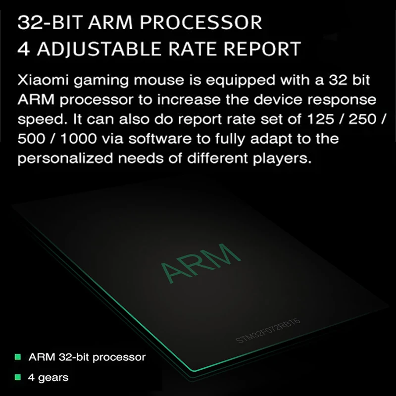 [Оригинал] Xiaomi портативная Проводная игровая мышь 7500 dpi 6 клавиш программируемая 2