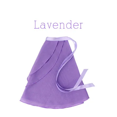 Ballet Dance Skirt Children Dance Dresses Kids Skirt Girls Ballet Dress Dance Wear Summer Chiffon Skirts Lavender