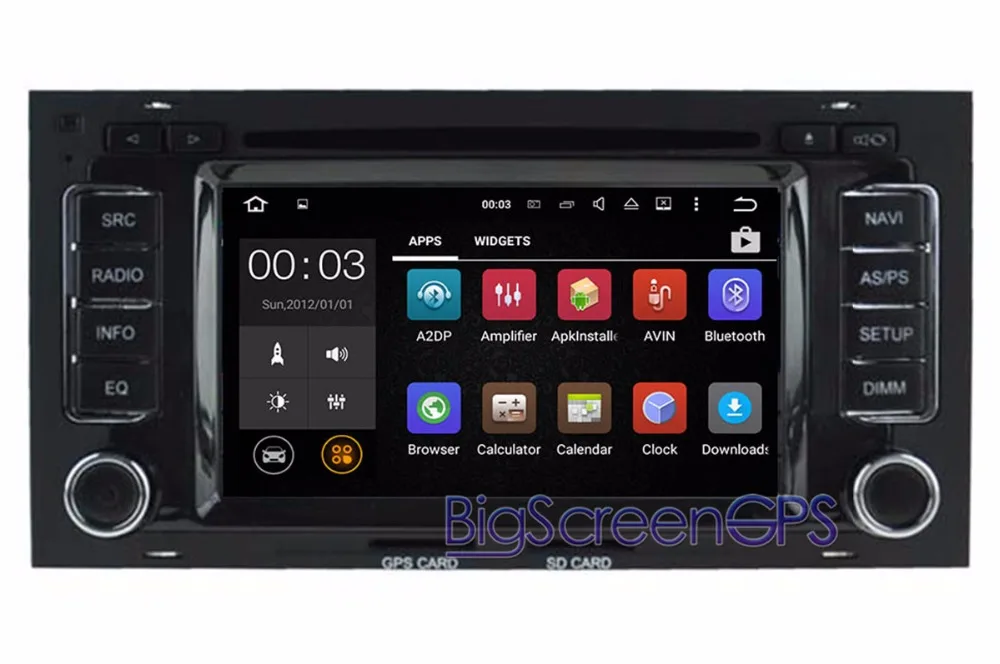 Sale 6.2Inch Android 7.1 Car GPS Navigation For VW Volkswagen TOUAREG 2003-2010 Multimedia  Free Map Monitor Bluetooth Stereo 1