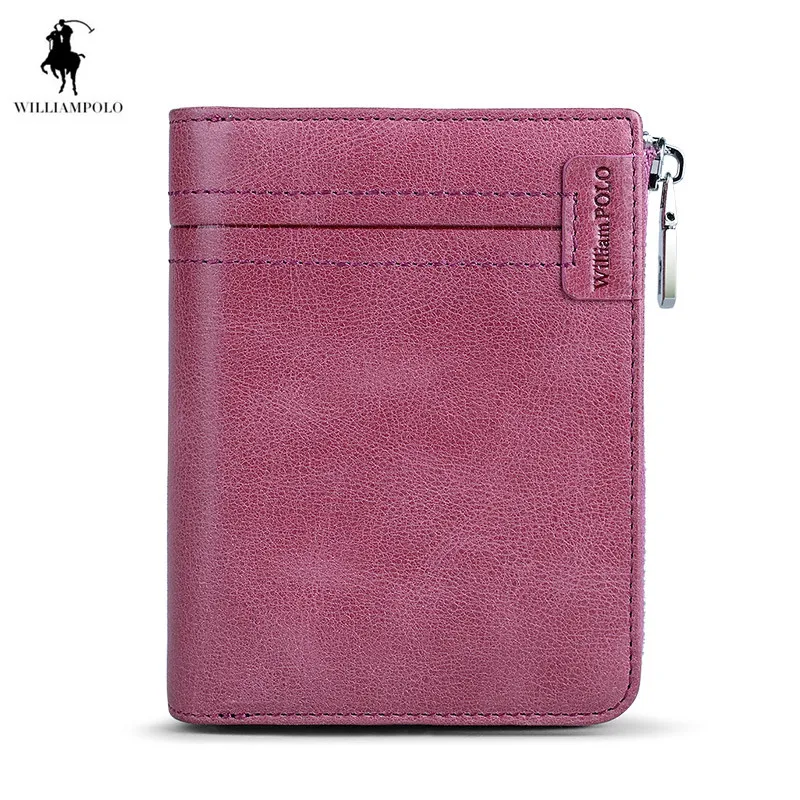 

Genuine Leather wallets Zippy Card Holder Cowhide Women Wallet Fashion Handy Purse Card & ID Holders