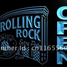 LA031-катящийся камень открытый бар светодиодный неоновый свет вывеска домашний декор ремесла