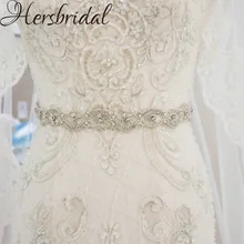 Винтаж свадебный пояс со стразами серебряные узкие ремешок для свадебного платья