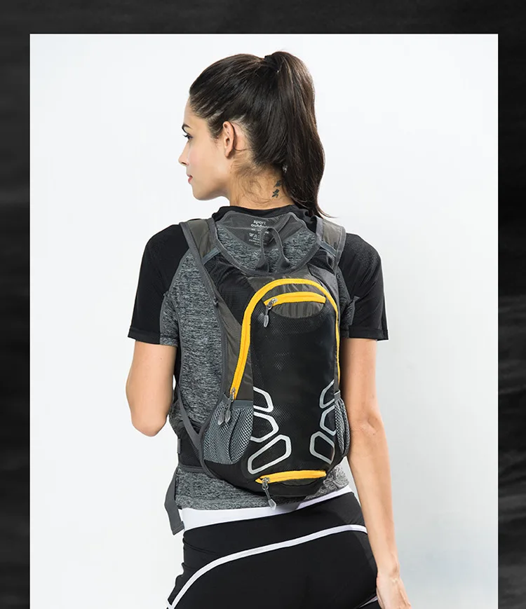 Мужской женский рюкзак MTB нейлоновый непромокаемый 12л велосипедная сумка для воды сумка для спорта на открытом воздухе Рюкзак для бега 12л велосипедный рюкзак